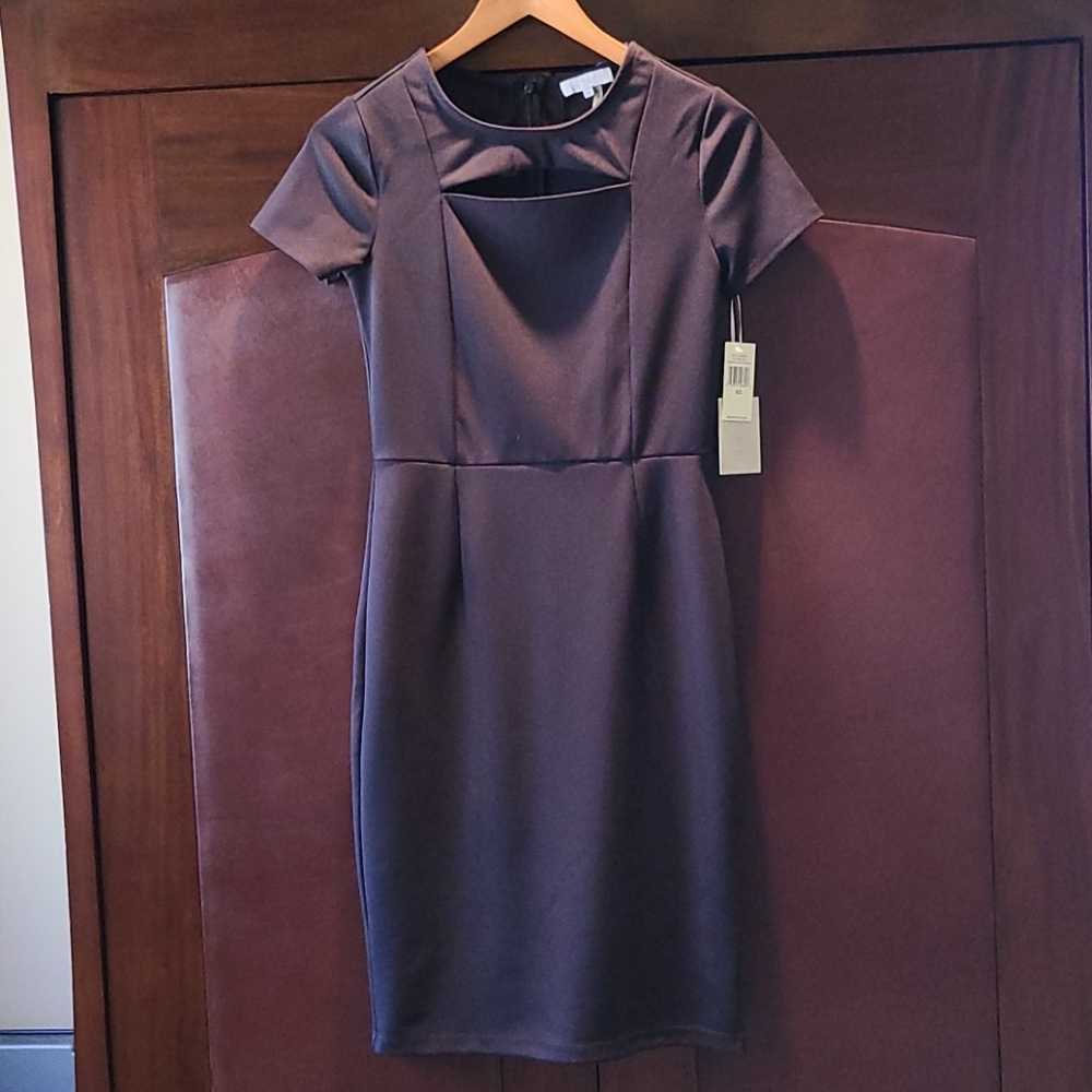 1.STATE Classic Black Dress